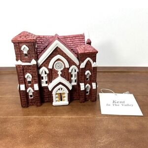 1989 Yuletide Kent In The Valley‎ Porcelain Cathedral Church Christmas Village